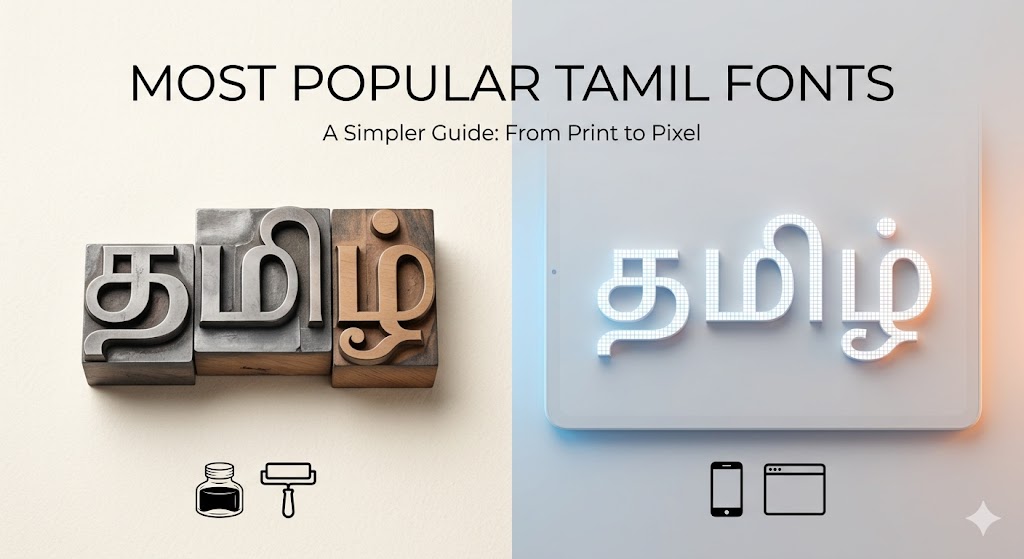 The Most Popular and Widely Used Tamil Fonts: From Print to Pixel
