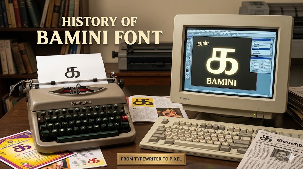 The History of Bamini: The Legacy Font That Shaped Tamil Desktop Publishing