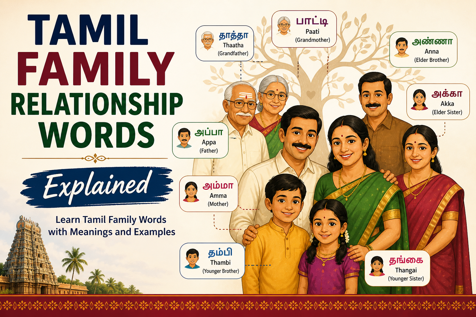 Tamil Family Relationship Words Explained: A Complete Guide